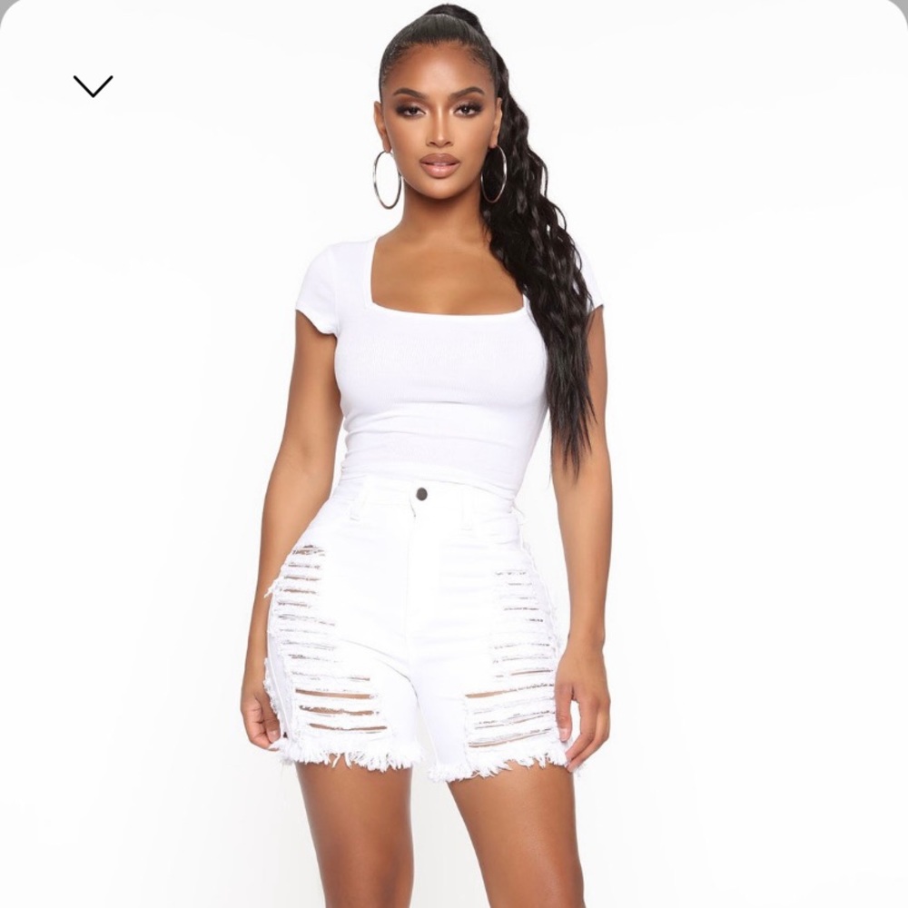 Fashion Nova Leanna Square Neck Top